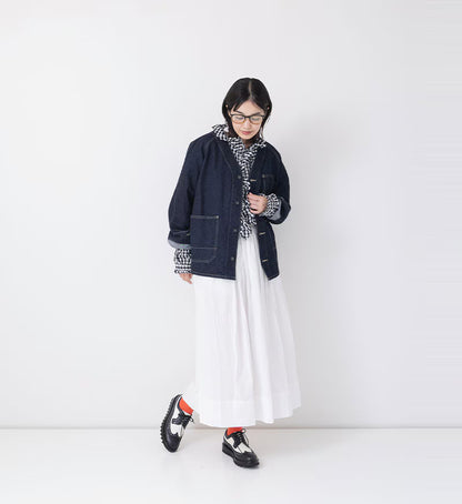 Veritecoeur Collarless Denim Coveralls - One Wash