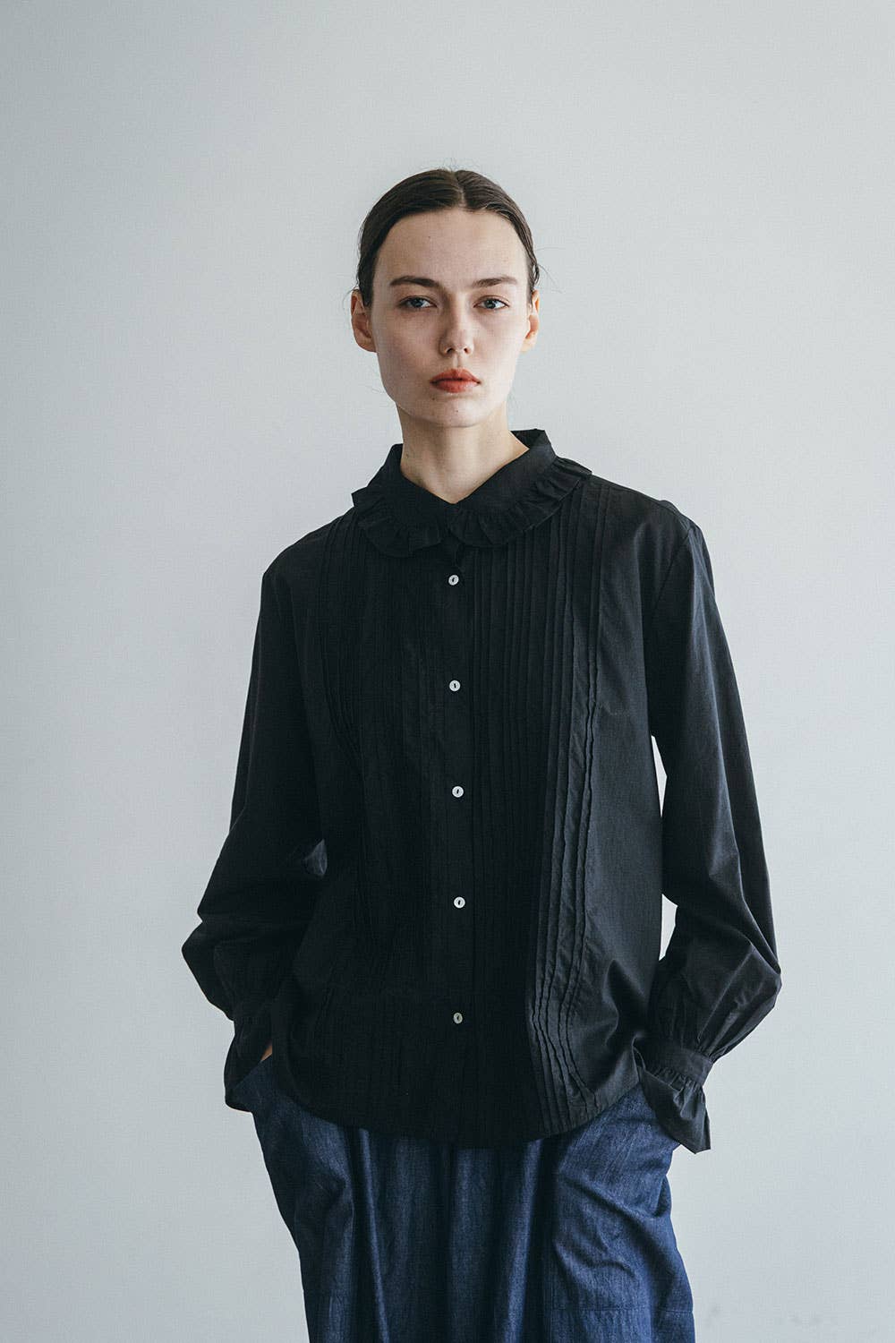 Fog Linen Work Nirav Shirts - Black
