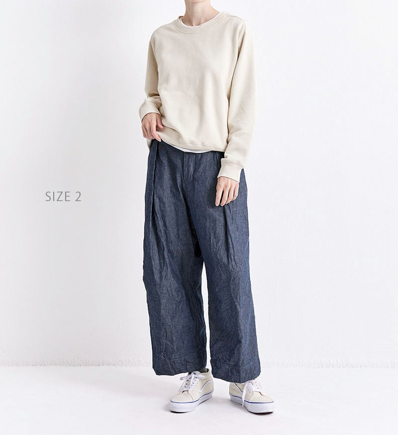 Veritecoeur Cotton Linen Denim Pants (2657U)