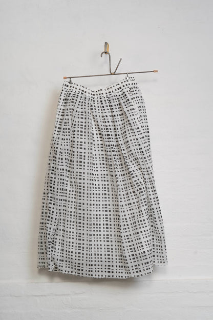Hannoh Wessel Skirt Joyce - Black Check