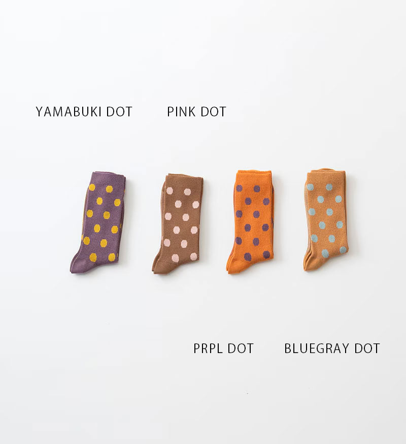 Vertitecoeur Polka Dot Socks - Blue Gray Dot