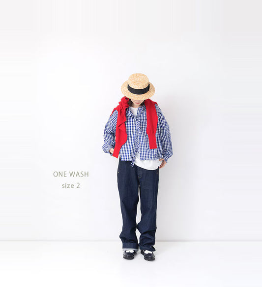 Veritecoeur Vertical Pocket Denim - One Wash
