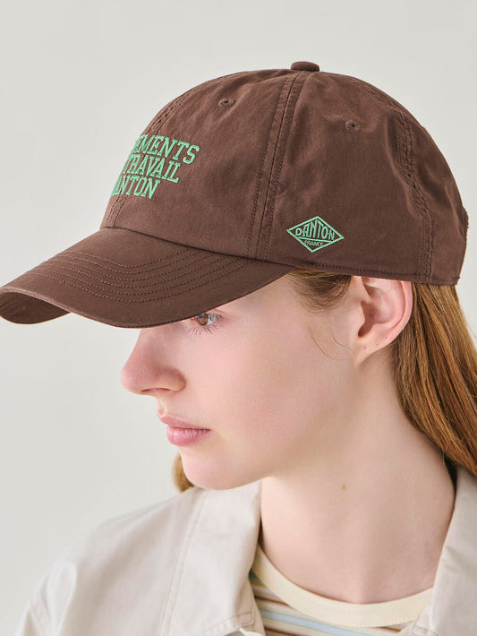Danton Dump 6P Logo Cap UNISEX - Dark Brown * Green