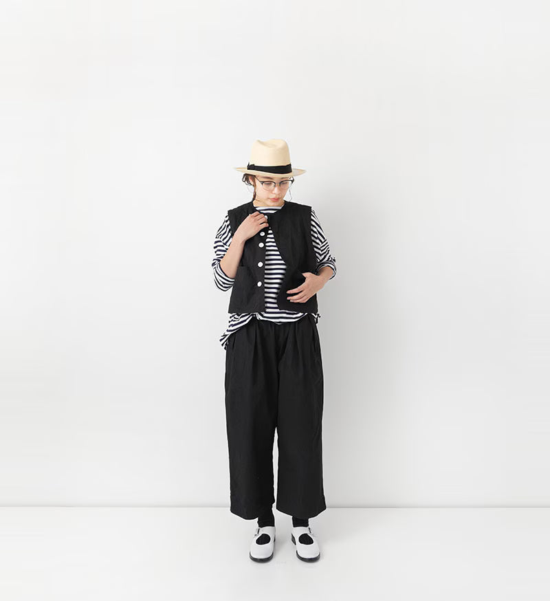 Veritecoeur Surface Dye Pants - 2887 Sumi Grey