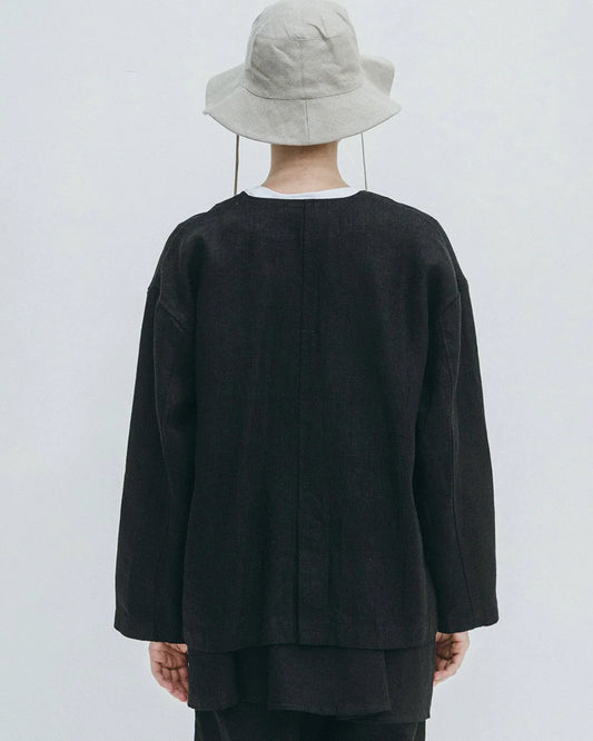 Fog Linen Work Cora Jacket - Black