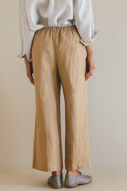 Fog Linen Work Linen HIMANI PANTS- VANILLE