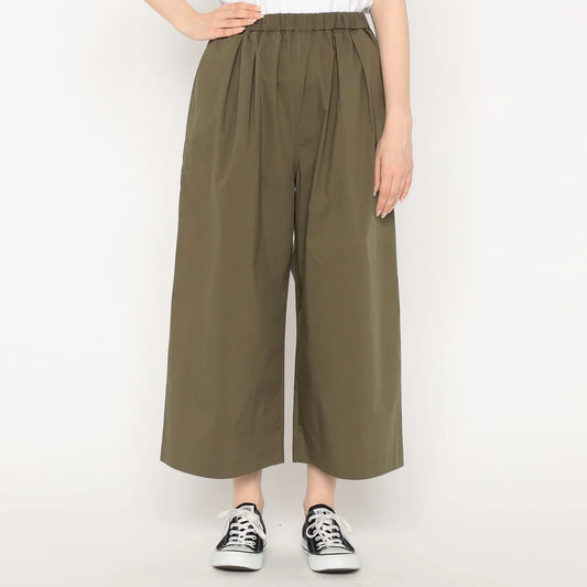 Danton Women's Typewriter Cropped Wide Pants - Olive