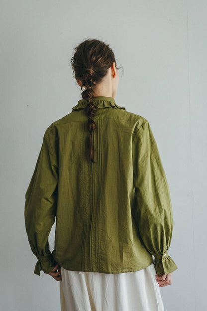 Fog Linen Work Nirav Shirts -  Dark Olive