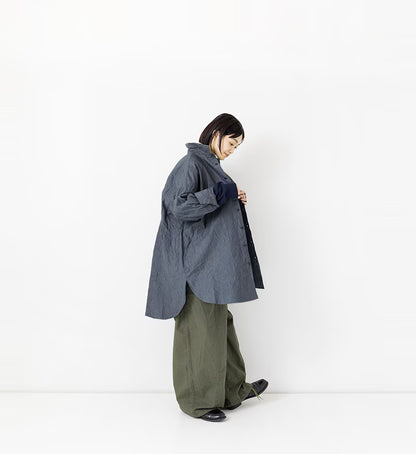 Veritecoeur Timeless Long Shirt - Indigo - LTD183