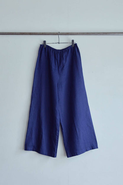Fog Linen Work Pettipants Blue Indigo