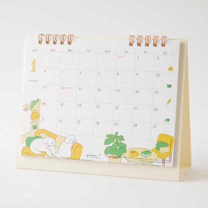 Midori 2026 Ring Calendar - Dog