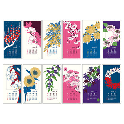 Midori 2026 Wall-Hanging Echizen Washi Calendar