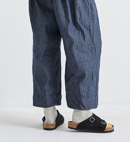 Veritecoeur Cotton Linen Denim Pants (2657U)