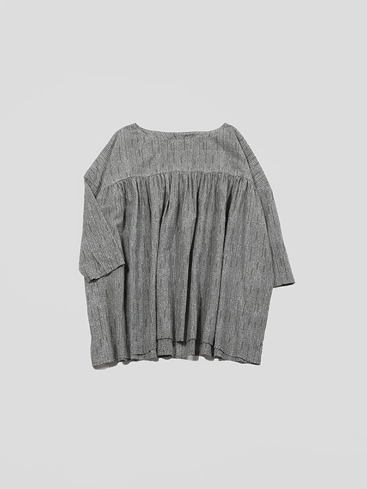 evam eva printed pullover (gray)