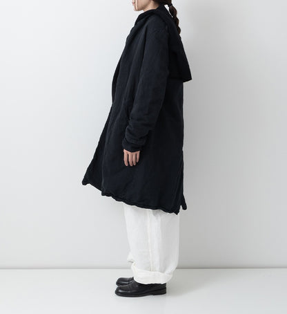 Veritecoeur Buttonless Cotton Linen Coat - Sumikuro