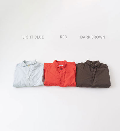 Veritecoeur Garment Dyed Coat - Light Blue