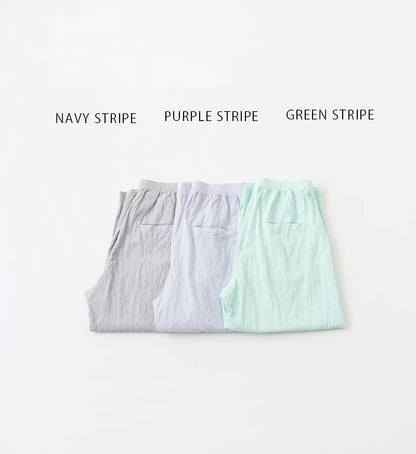 Veritecoeur Stripe Pants - Navy Stripe (2721)