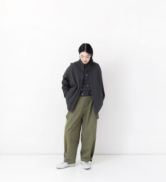 Veritecoeur Garment-dyed Shirt Jacket - Gray