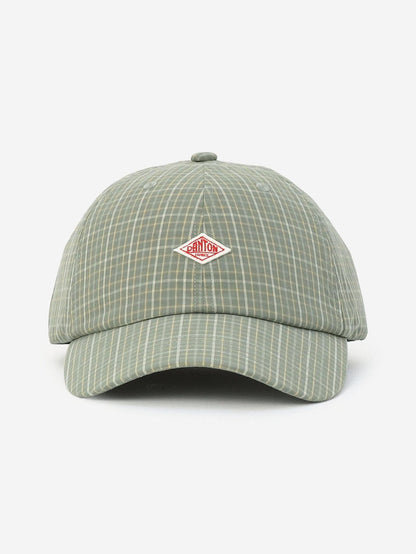 Danton Typewriter 6 Pane Baseball Cap - Green Checks