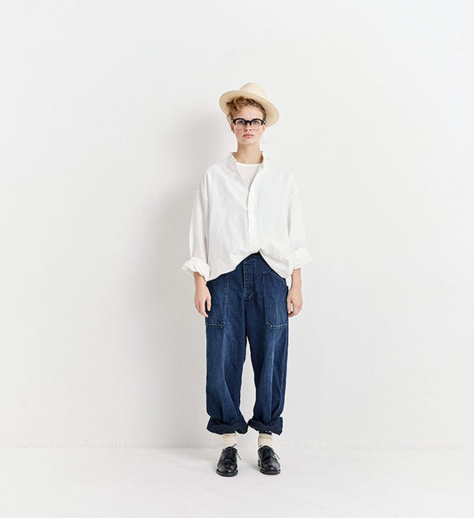 Veritecoeur  Denim Pants - Blue Indigo