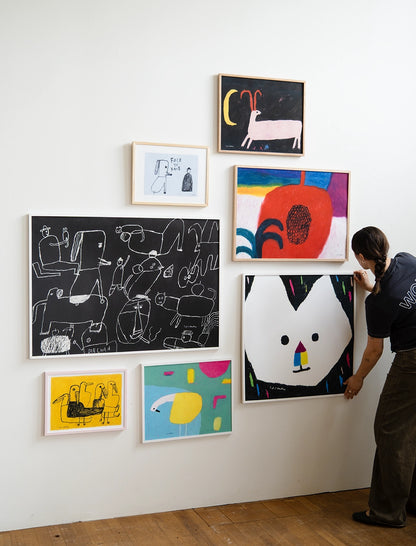 Fine Little Day Poster -Face to Face by Yoshiko Hada