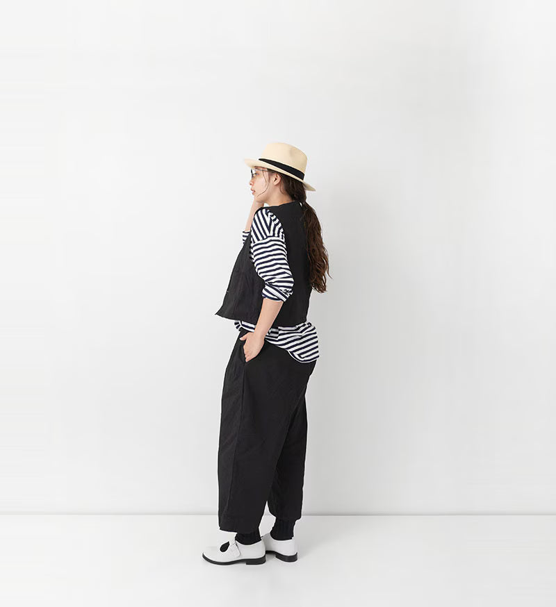 Veritecoeur Surface Dye Pants - 2887 Sumi Grey