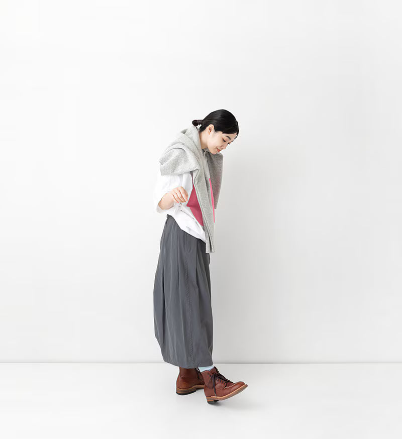 Veritecoeur Affeta Cocoon Skirt - Grey