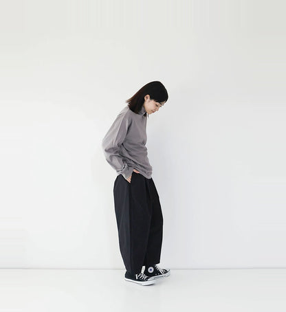[Arriving Next Monday] Veritecoeur Cocoon Pants - Navy Black
