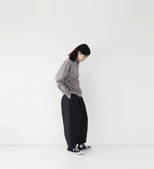 [Arriving Next Monday] Veritecoeur Cocoon Pants - Navy Black