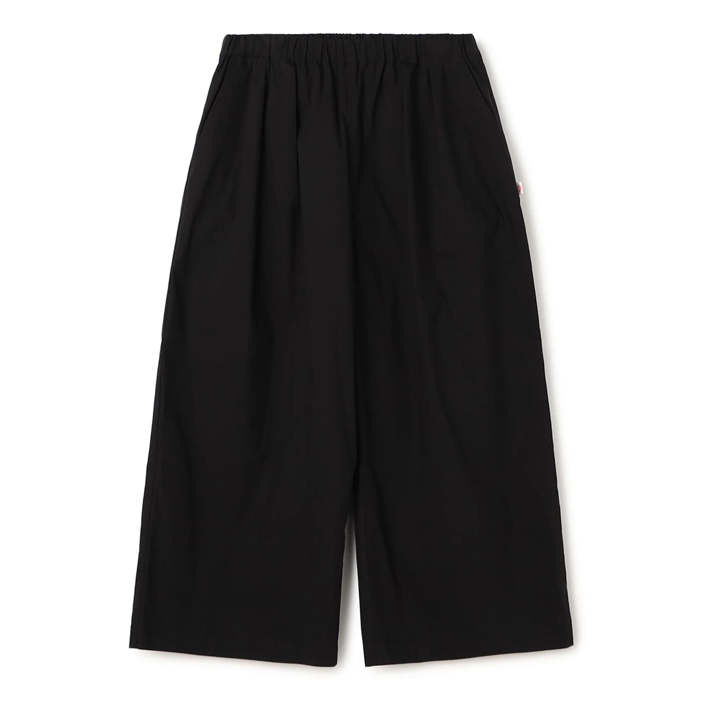 Danton Women's Typewriter Cropped Wide Pants - Black