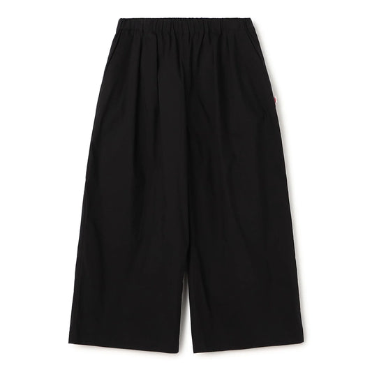 Danton Women's Typewriter Cropped Wide Pants - Black