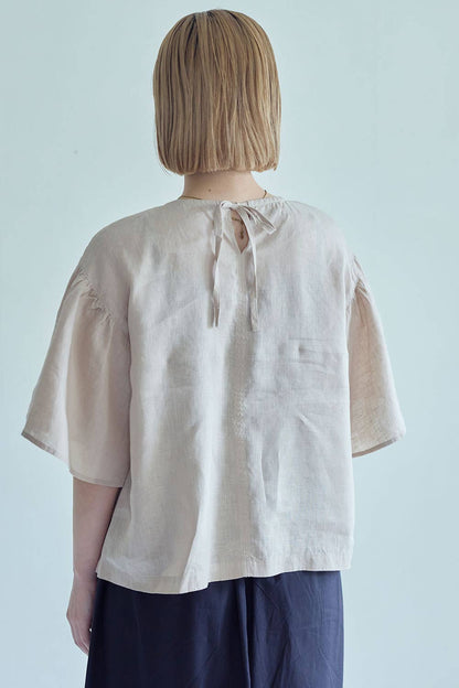 Fog Linen Work Connie Top Ivoire