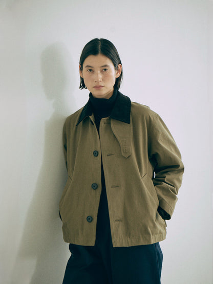 Nicholson & Nicholson Romeo Heavy Cotton Jacket - Khaki