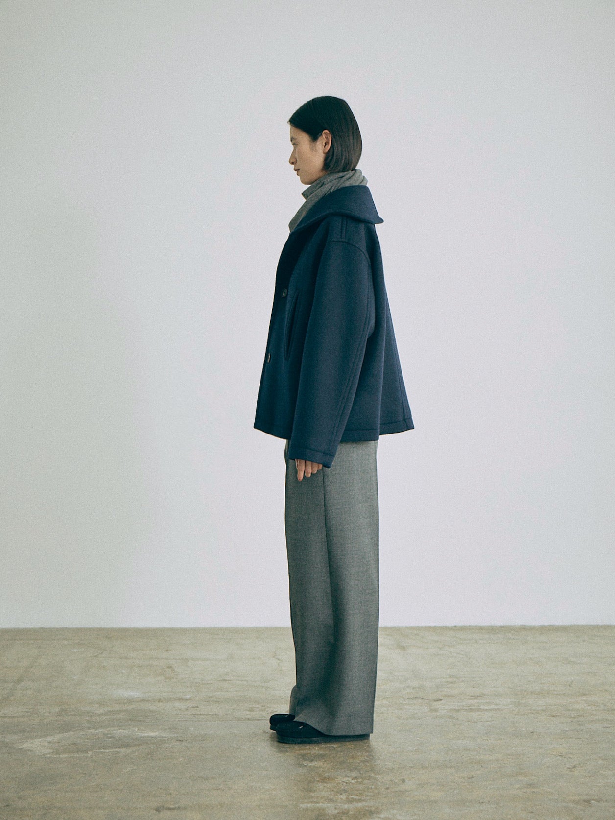 Nicholson & Nicholson My Sailor Wool Coat - Navy