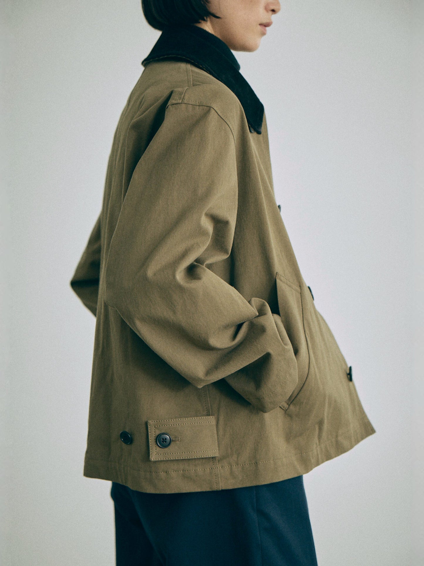 Nicholson & Nicholson Romeo Heavy Cotton Jacket - Khaki