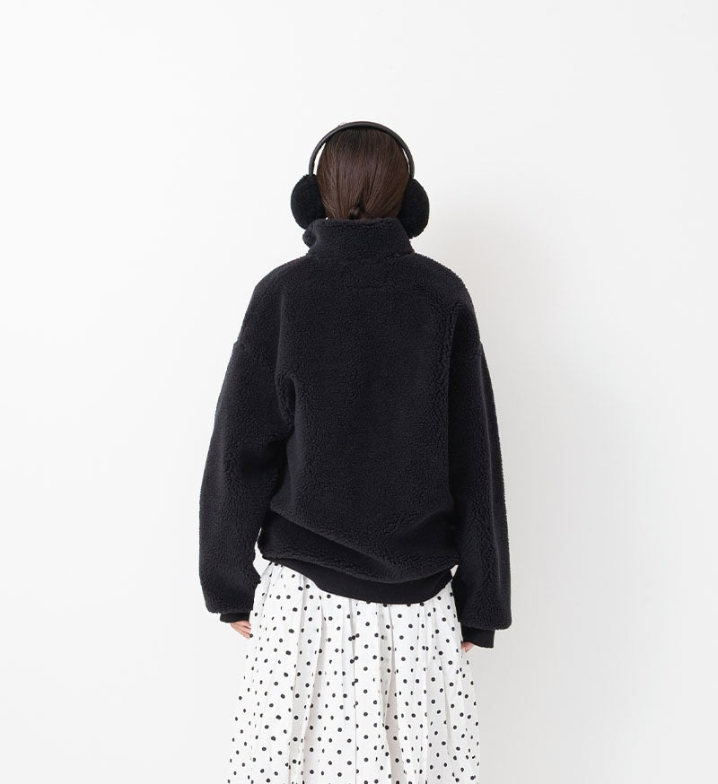 [Arriving Next Monday] Veritecoeur Fleece Jacket - Black
