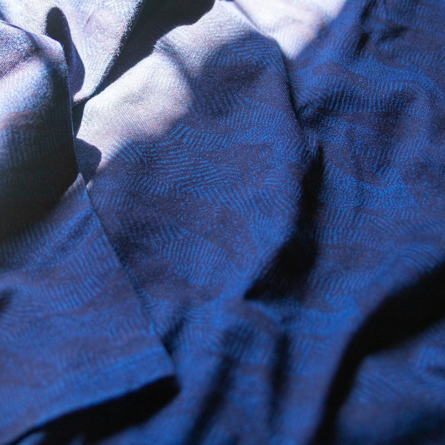 Blue Blue Japan Men's "Wind Flow" Hand-dyed Pullover