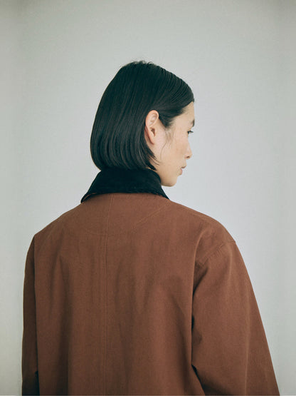 Nicholson & Nicholson Romeo Heavy Cotton Jacket - Brown
