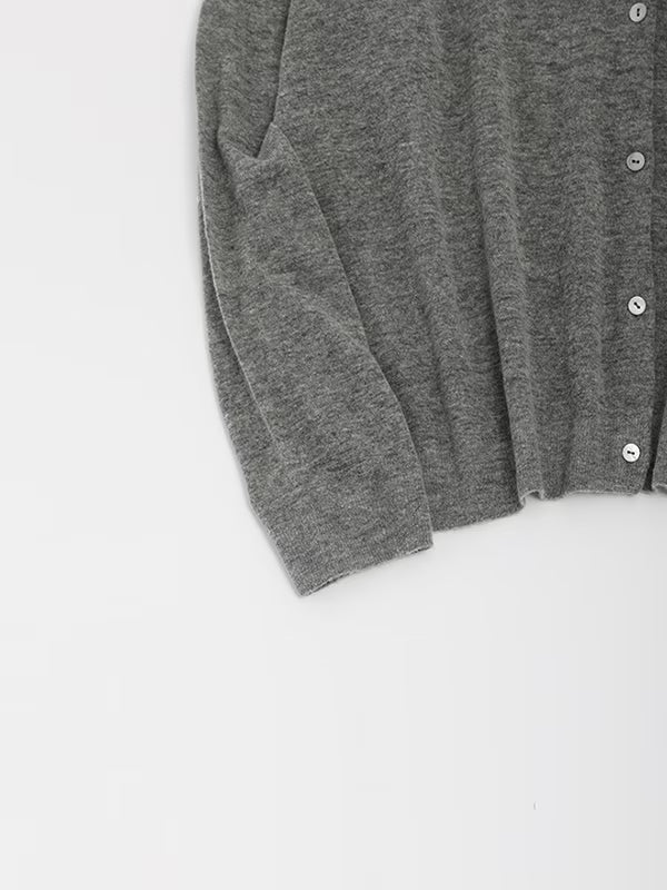 evam eva Wool/Cashmere Cardigan - Grey