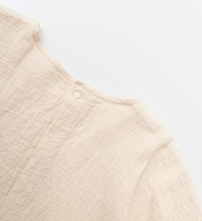 Veritecoeur Reversible Cotton Linen Pullover - Ivory (VC-2640)