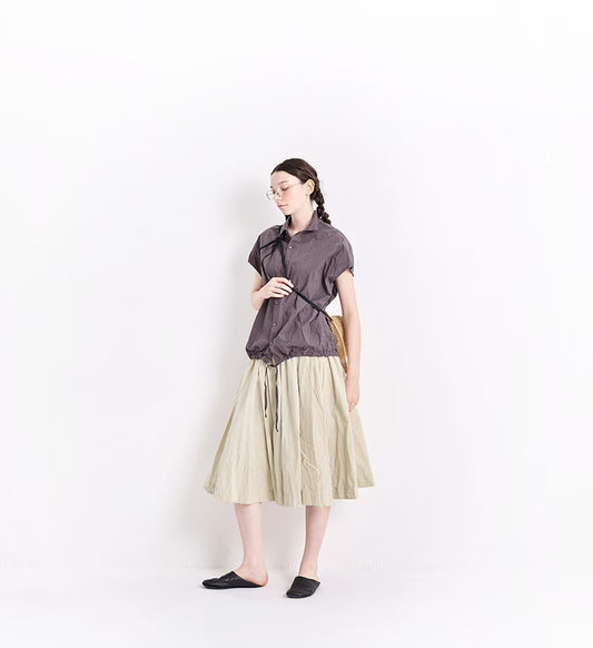 Veritecoeur Cotton Skirt - Beige