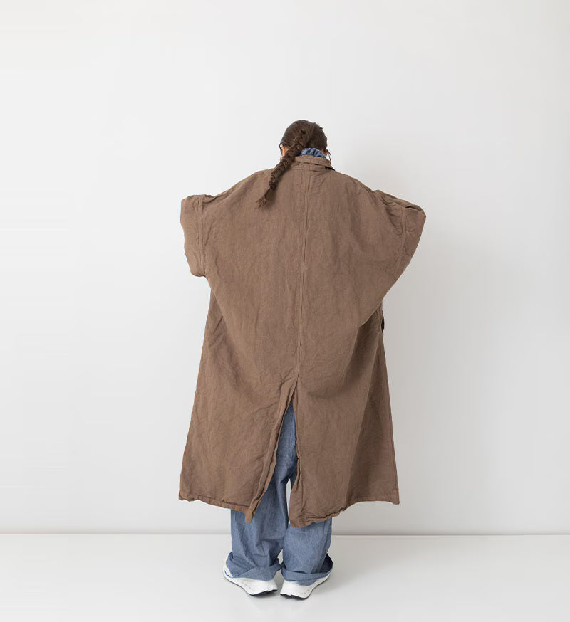 Veritecoeur Double Breasted Coat 2880 A- Khaki Brown