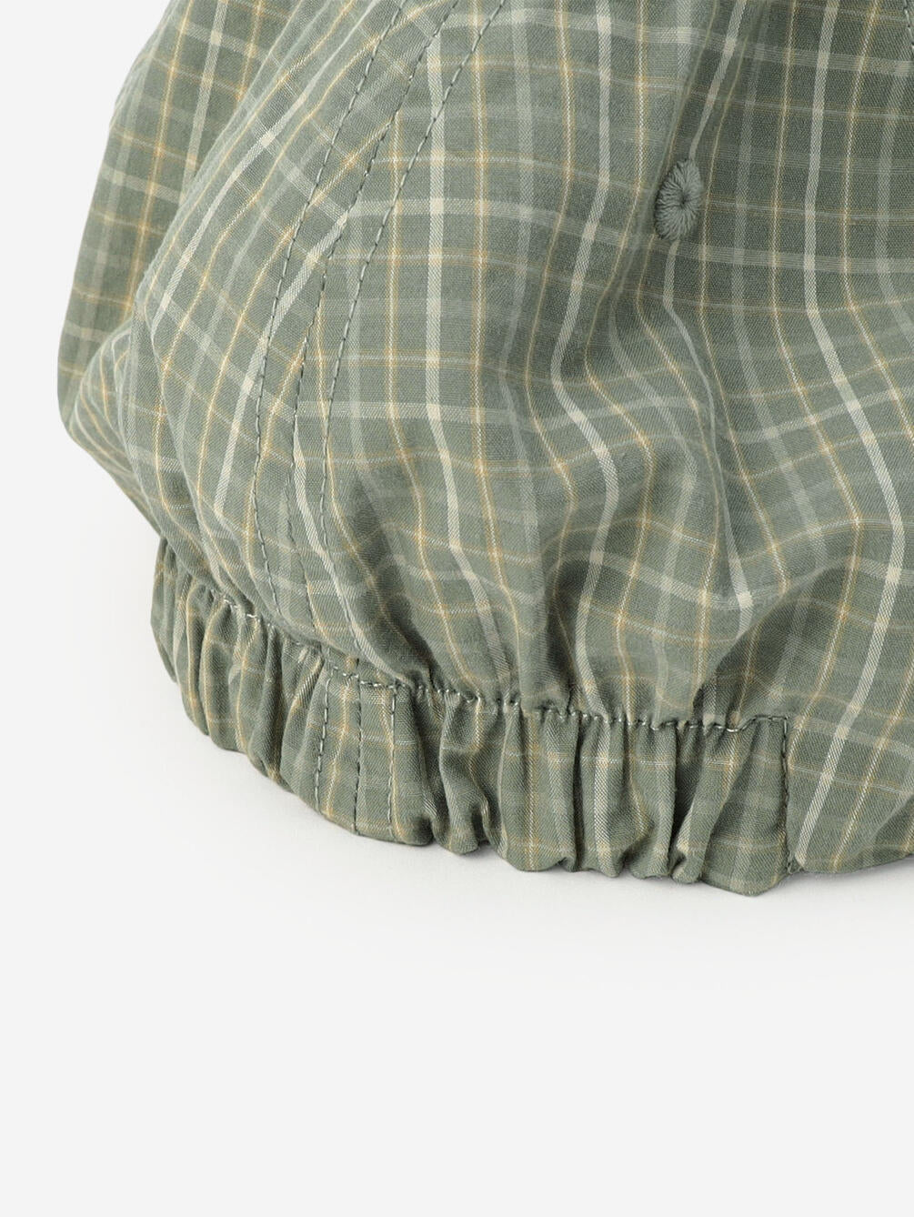 Danton Typewriter 6 Pane Baseball Cap - Green Checks