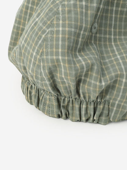 Danton Typewriter 6 Pane Baseball Cap - Green Checks