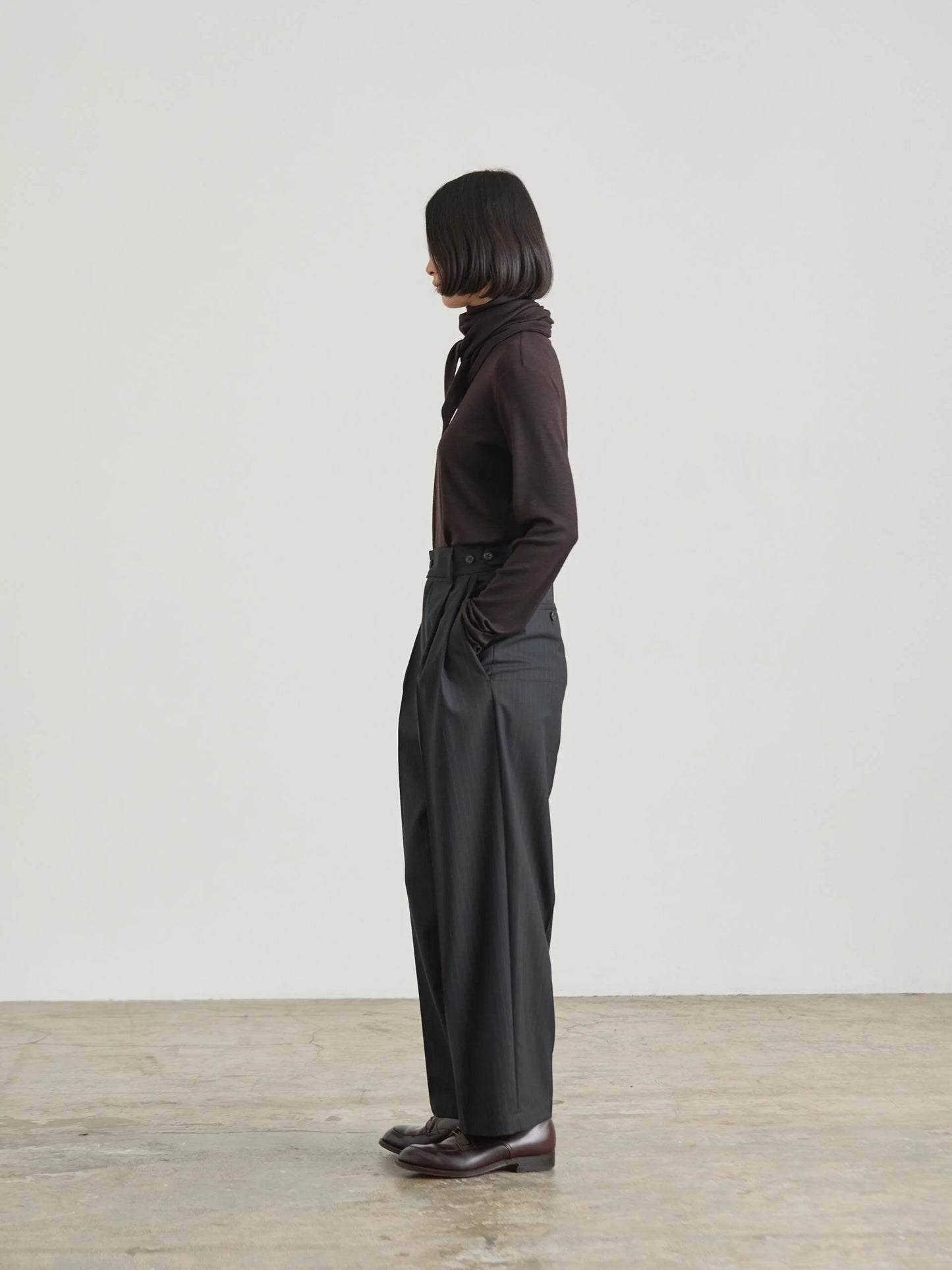 Nicholson & Nicholson Karl Pants - Charcoal Stripe