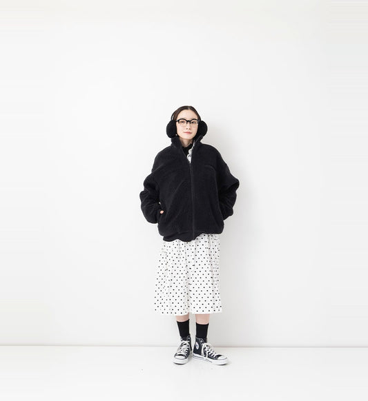 [Arriving Next Monday] Veritecoeur Fleece Jacket - Black