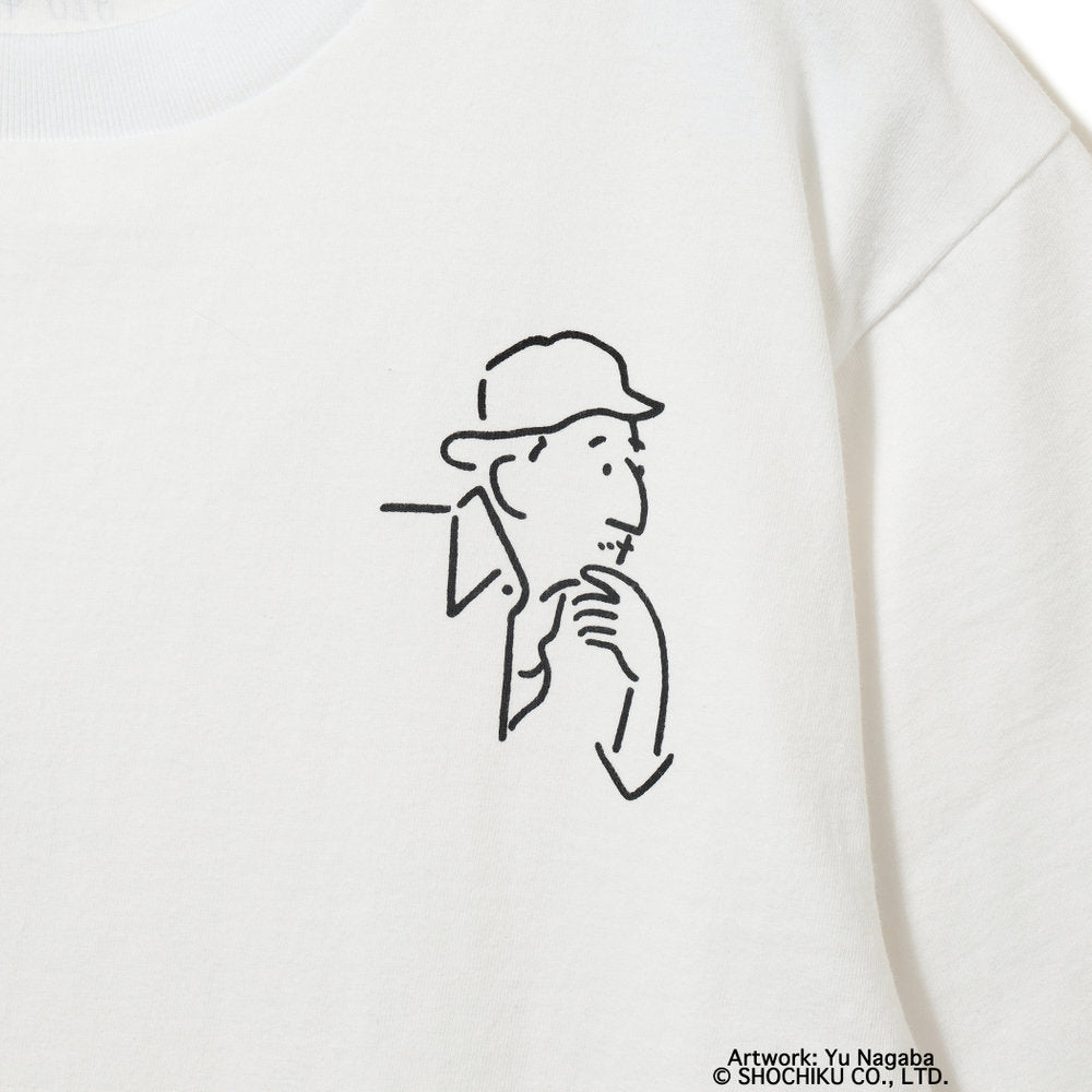 Ozu Yasujiro X BEAMS Japan T-shirt - 120th Anniversary (White)