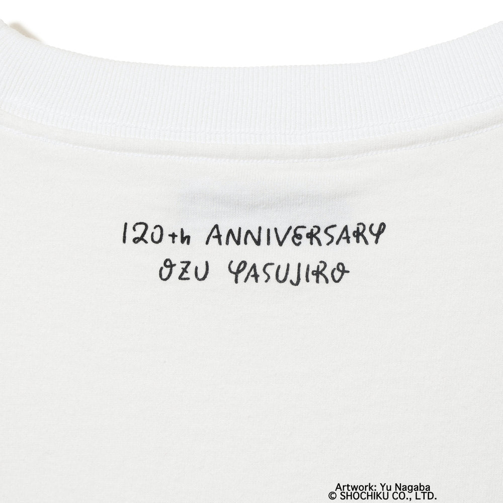 Ozu Yasujiro X BEAMS Japan T-shirt - 120th Anniversary (White)