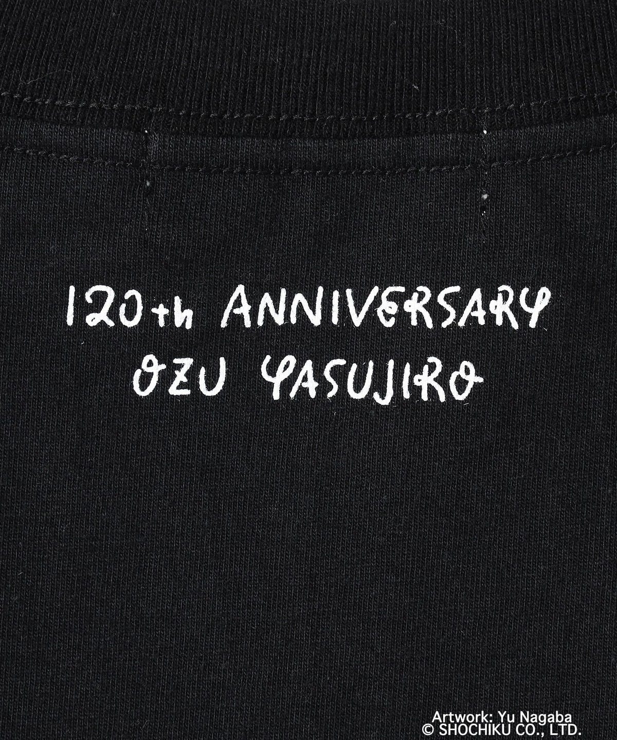 Ozu Yasujiro X BEAMS Japan T-shirt - 120th Anniversary (Black)