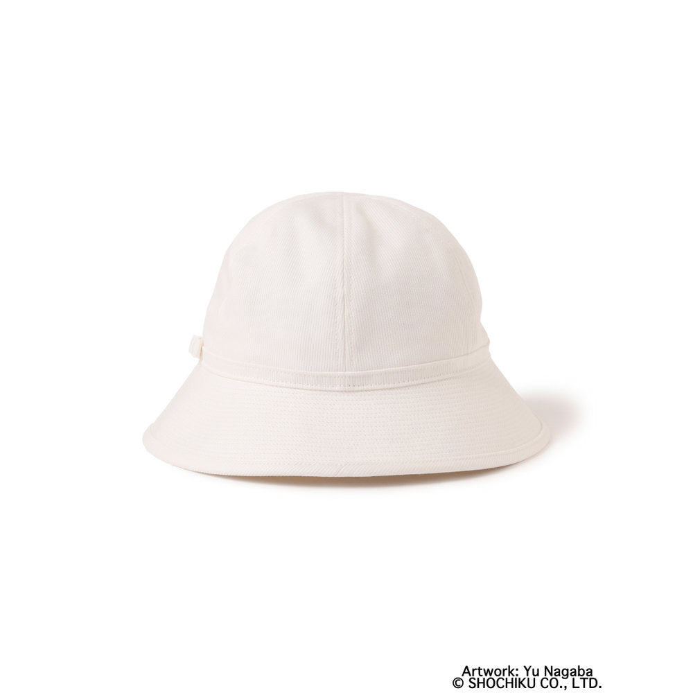 Ozu Yasujiro X BEAMS Japan Bucket Hat - White